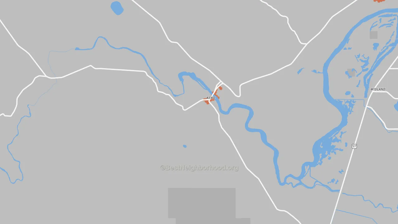 Bike Grade map of 97627, OR