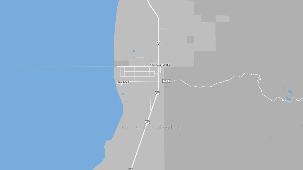 Bike Grade map of 97635, CA