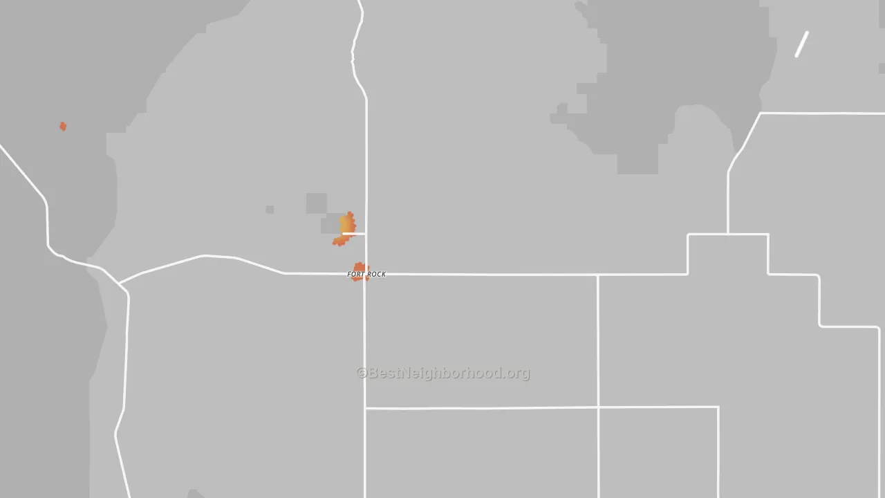 Bike Grade map of 97735, OR