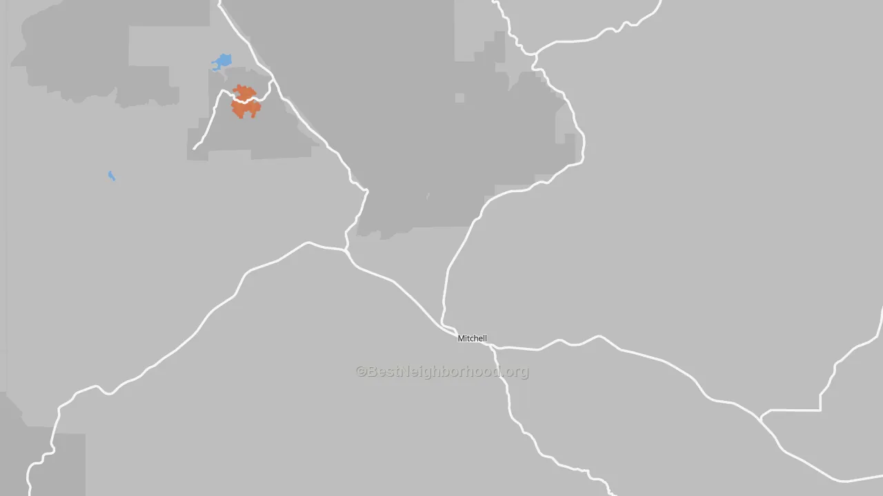 Bike Grade map of 97750, OR