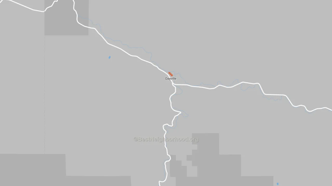 Bike Grade map of 97825, OR