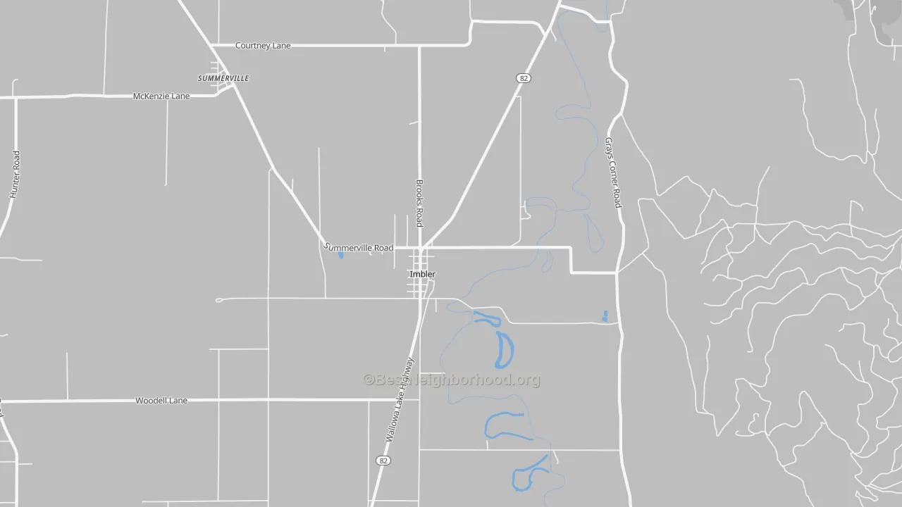 Bike Grade map of 97841, OR