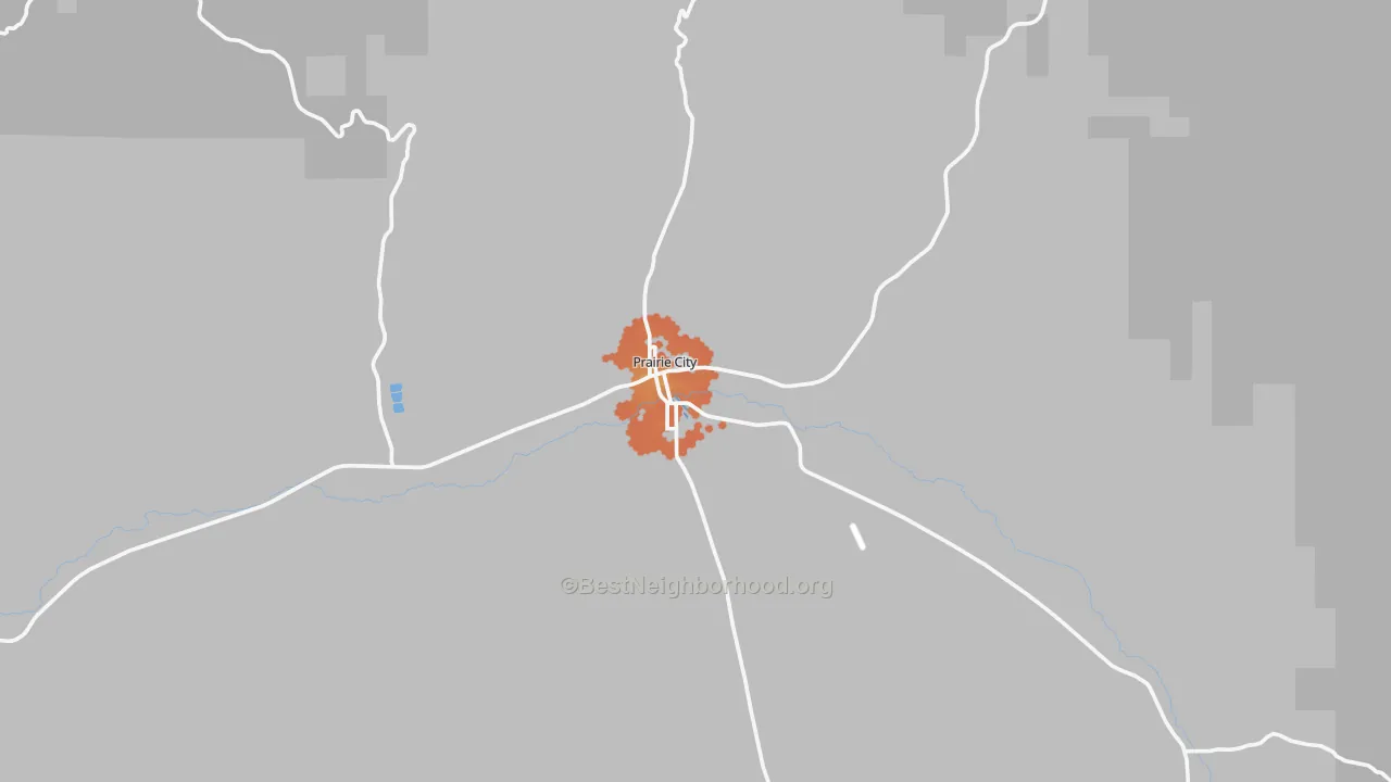Bike Grade map of 97869, OR