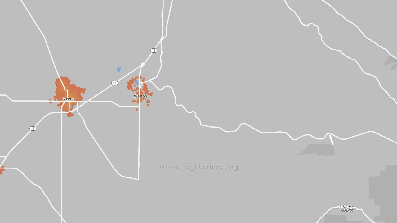 Bike Grade map of 97886, OR