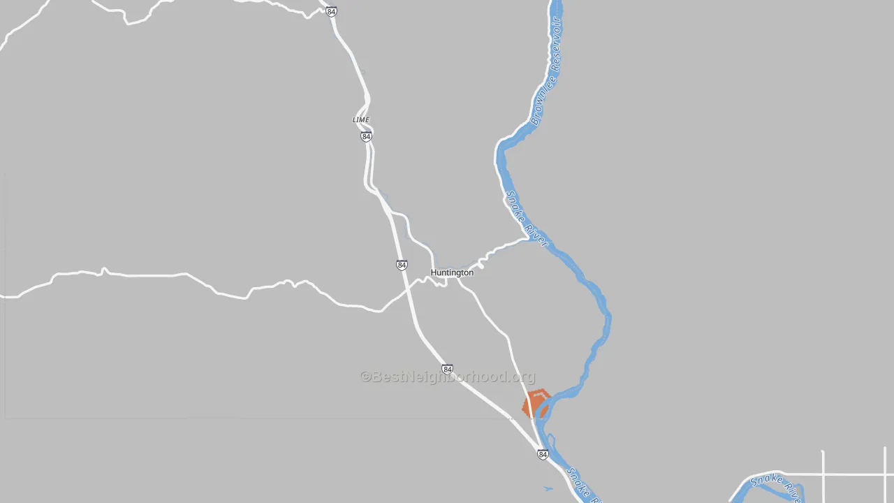 Bike Grade map of 97907, OR