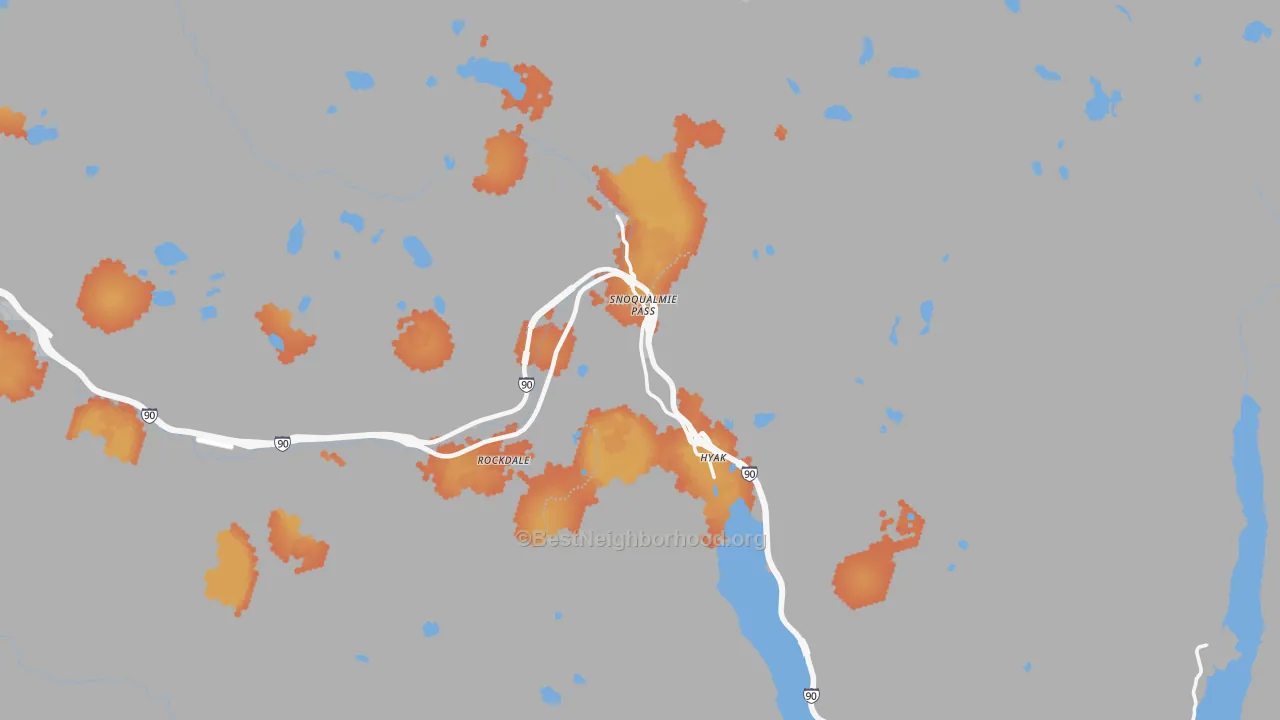 Bike Grade map of 98068, WA