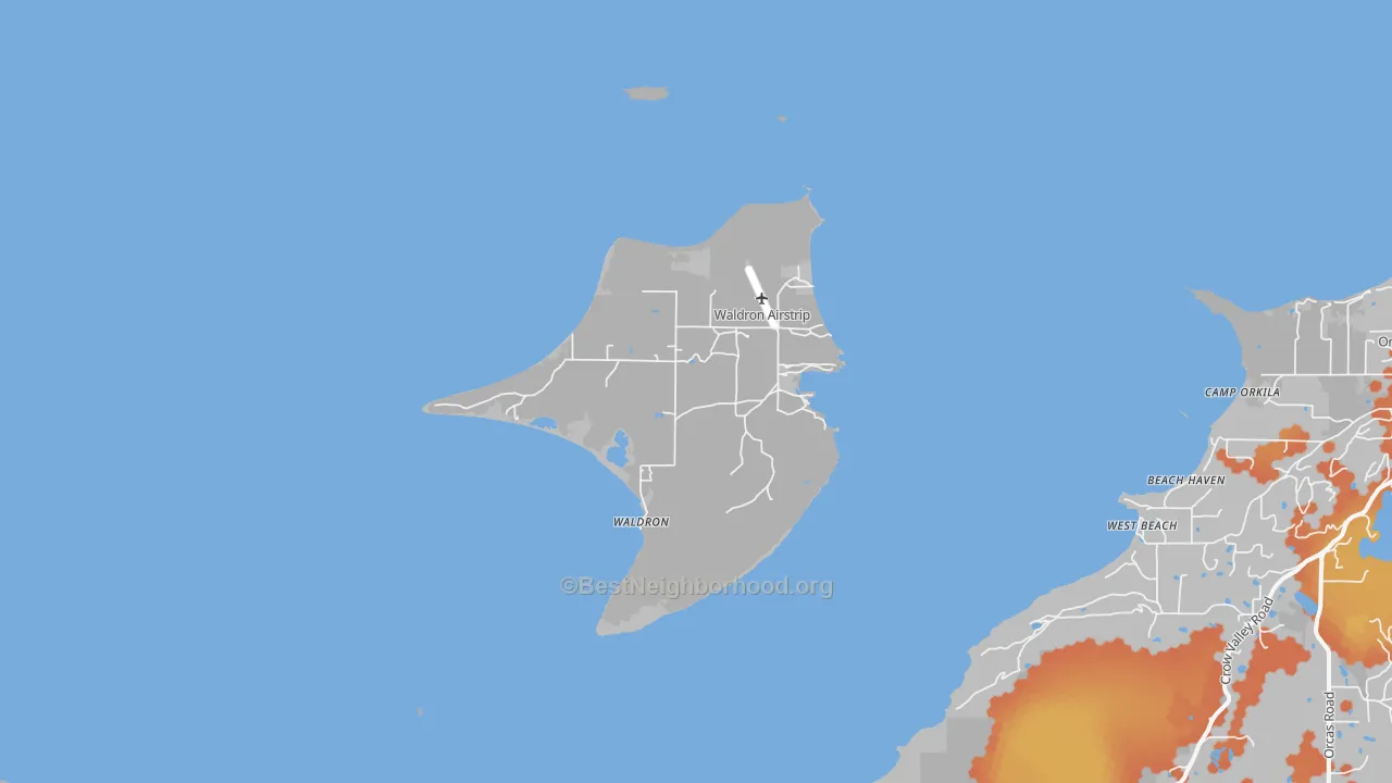 Bike Grade map of 98297, WA