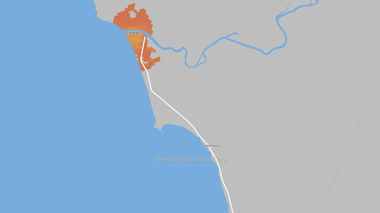 Bike Grade map of 98587, WA