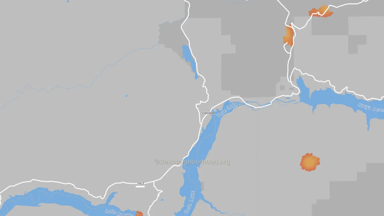 Bike Grade map of 98616, WA