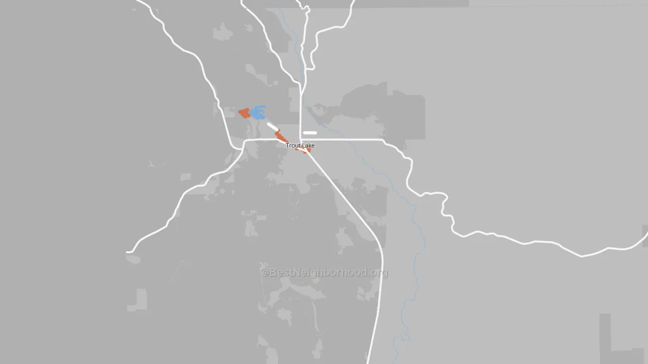 Bike Grade map of 98650, WA