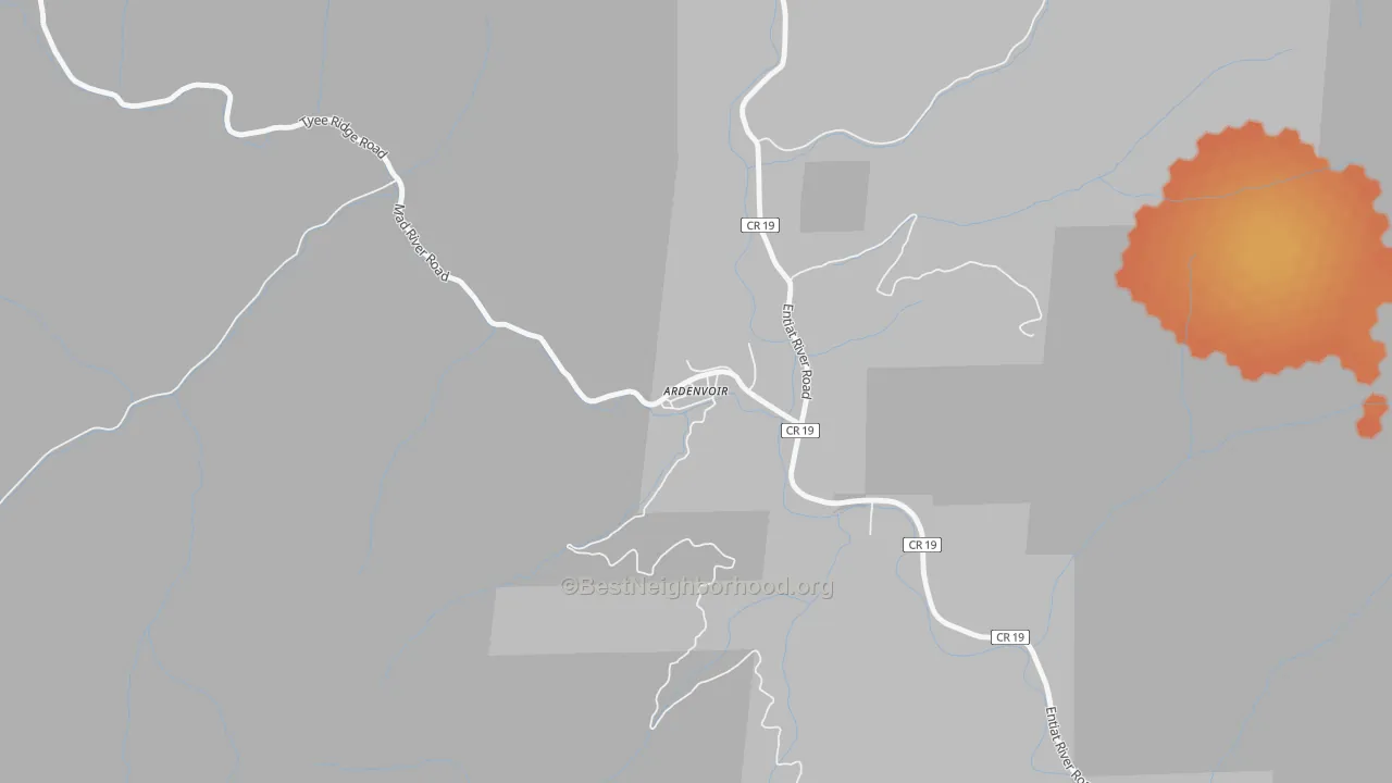 Bike Grade map of 98811, WA