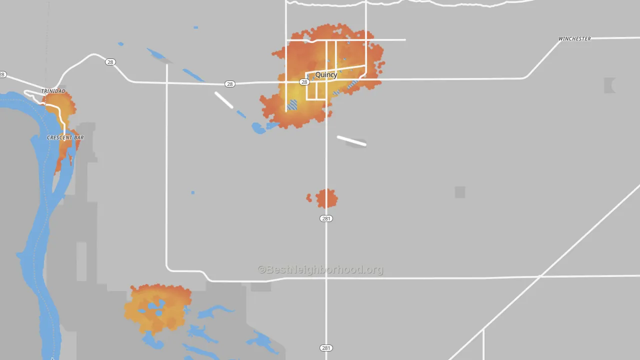 Bike Grade map of 98848, WA