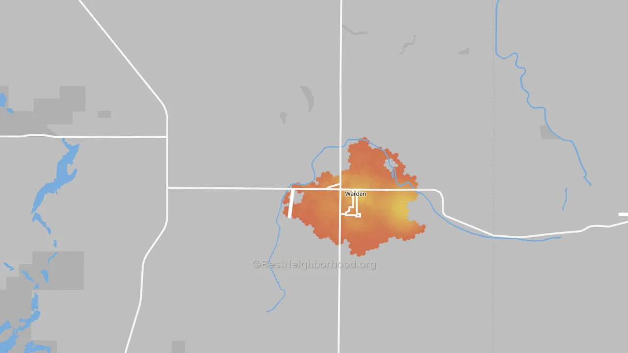 Bike Grade map of 98857, WA