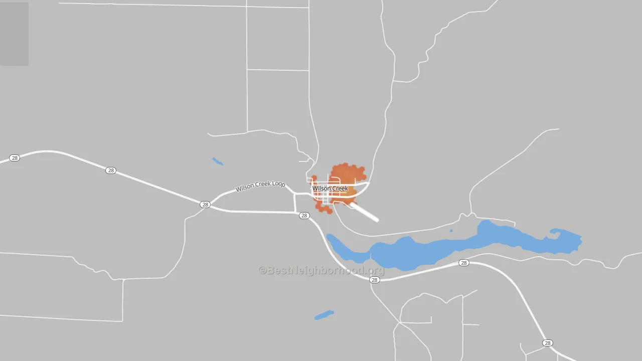 Bike Grade map of 98860, WA