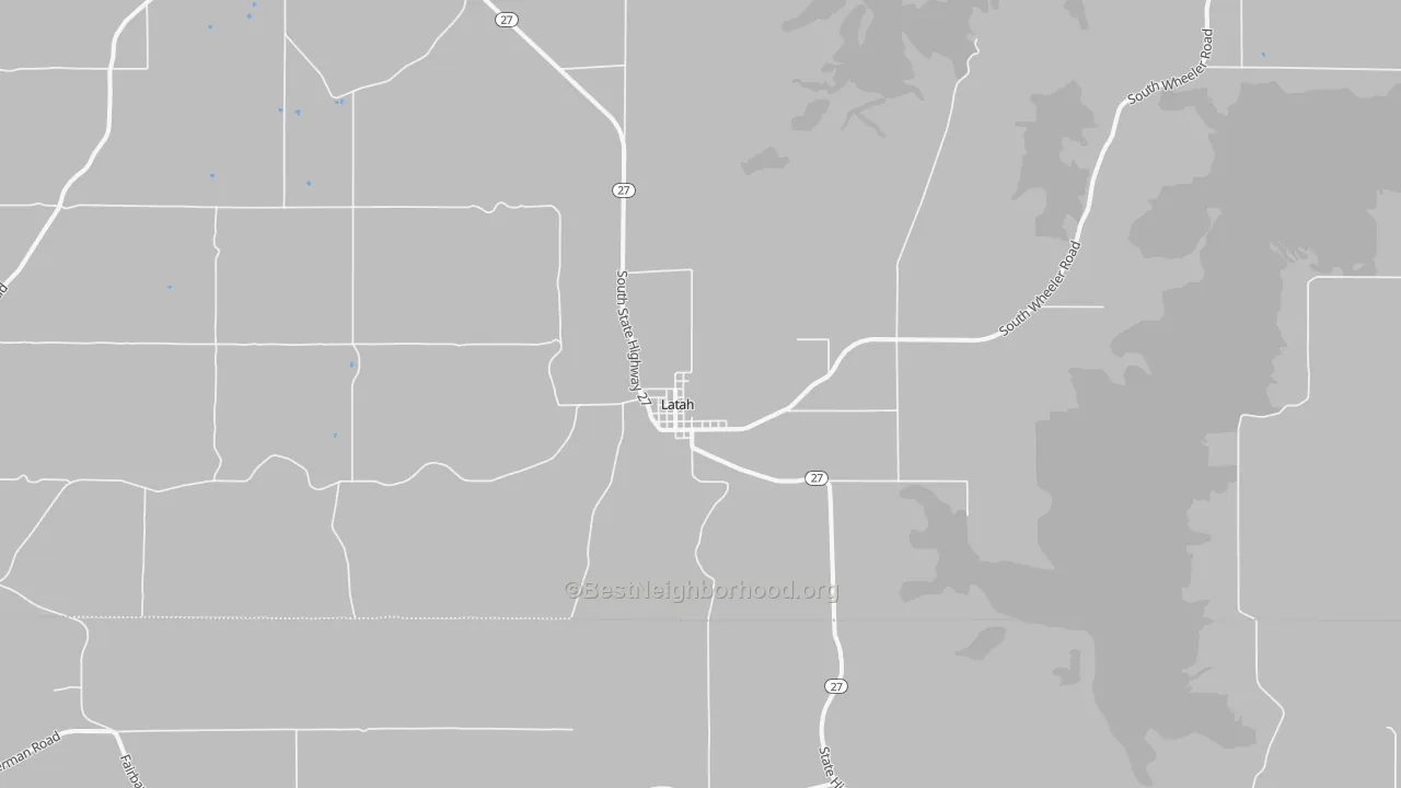 Bike Grade map of 99018, WA