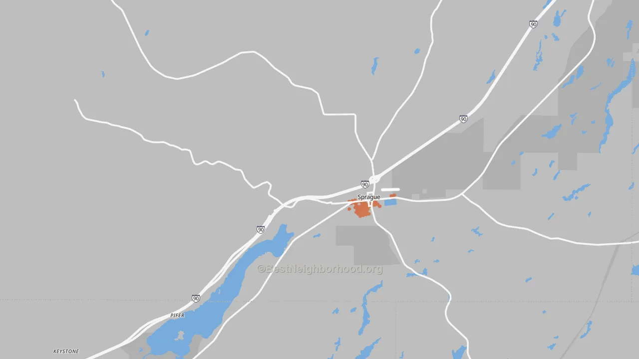 Bike Grade map of 99032, WA