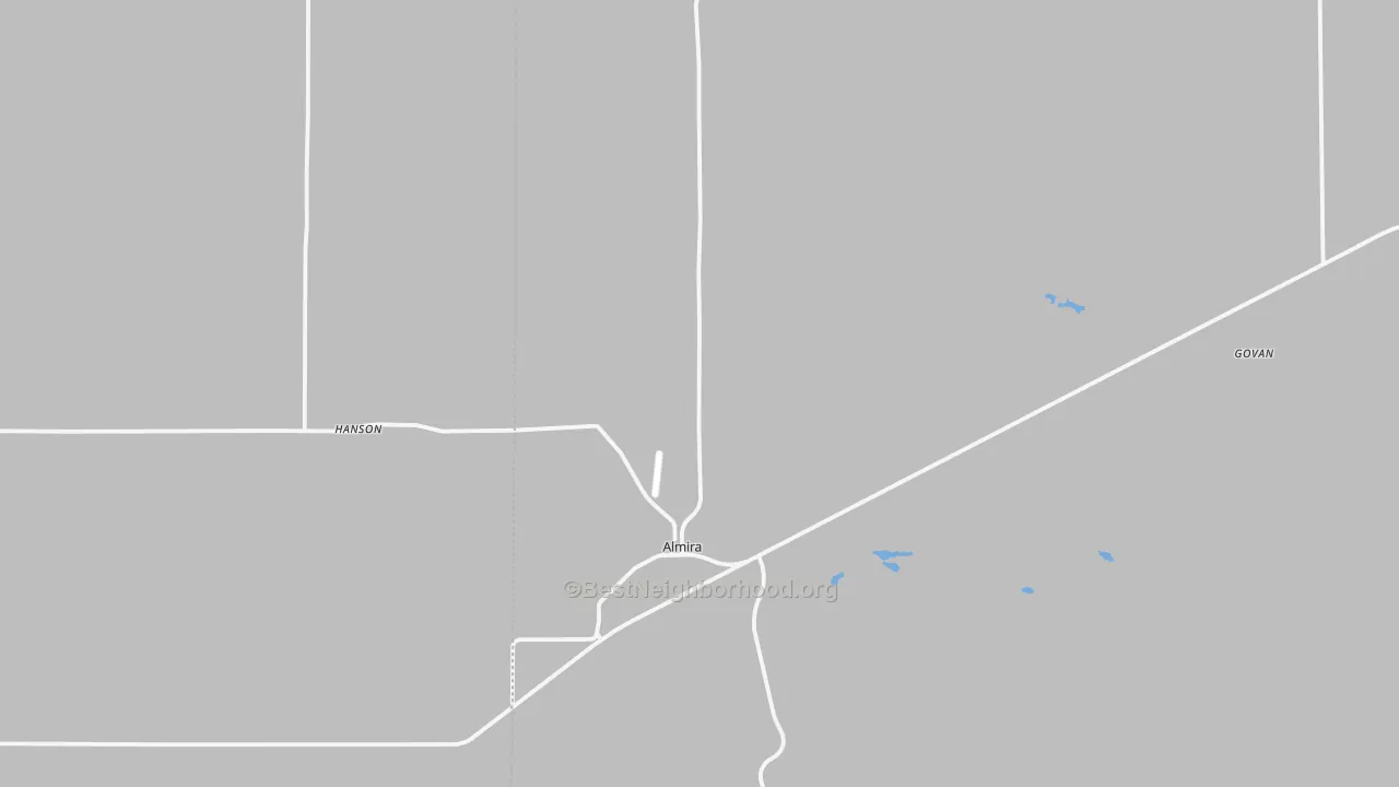 Bike Grade map of 99103, WA
