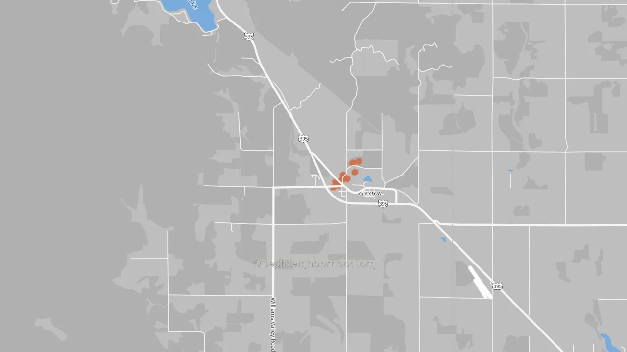 Bike Grade map of 99110, WA