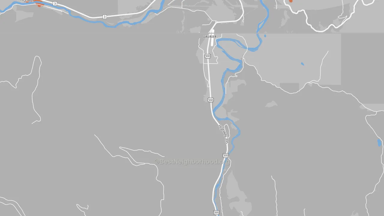 Bike Grade map of 99146, WA