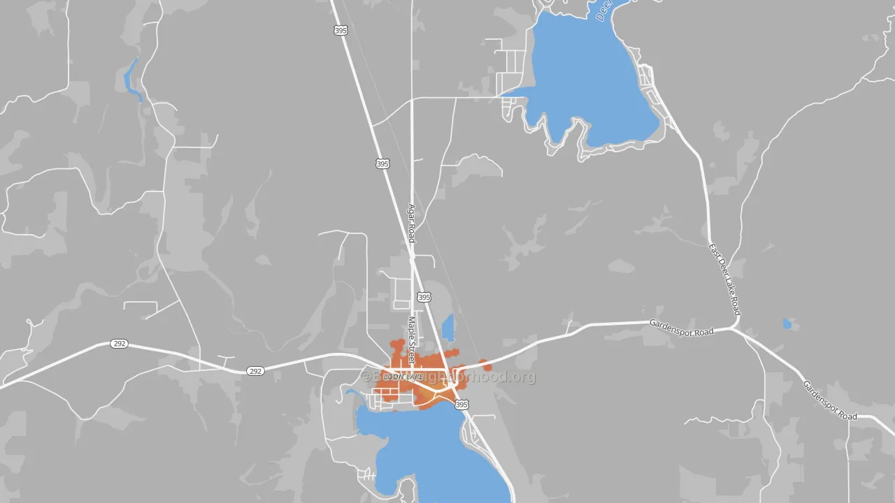 Bike Grade map of 99148, WA