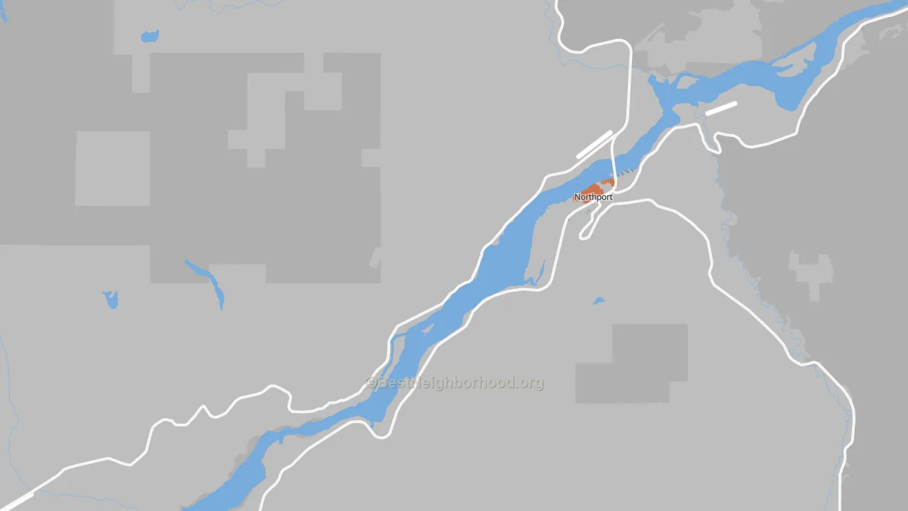 Bike Grade map of 99157, WA