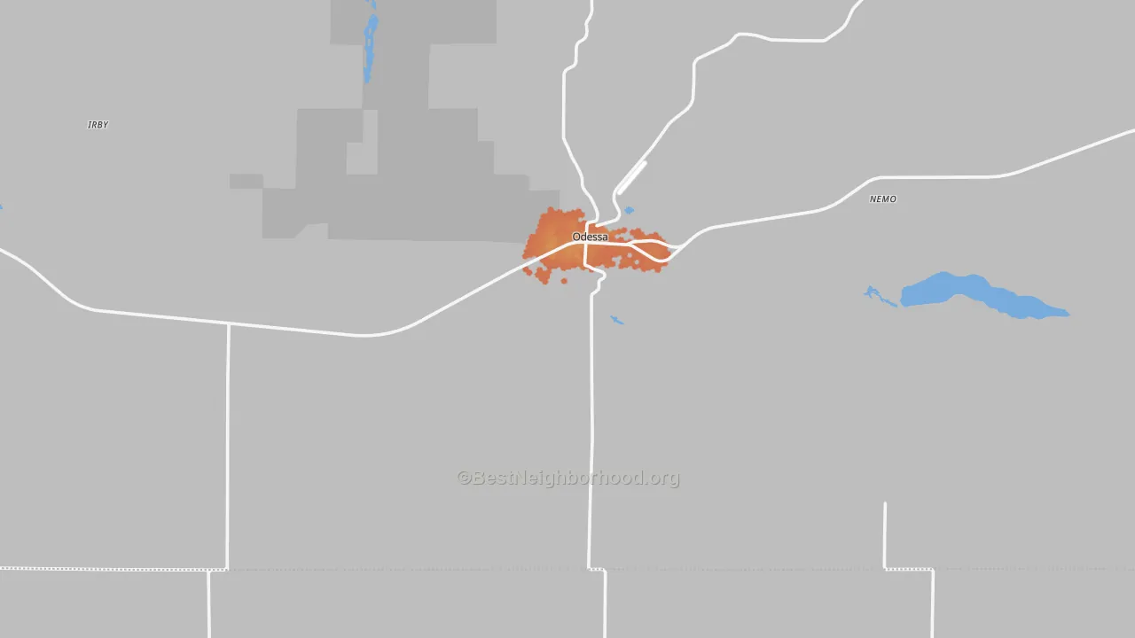 Bike Grade map of 99159, WA