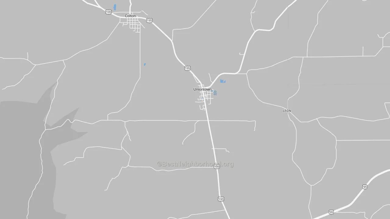 Bike Grade map of 99179, WA