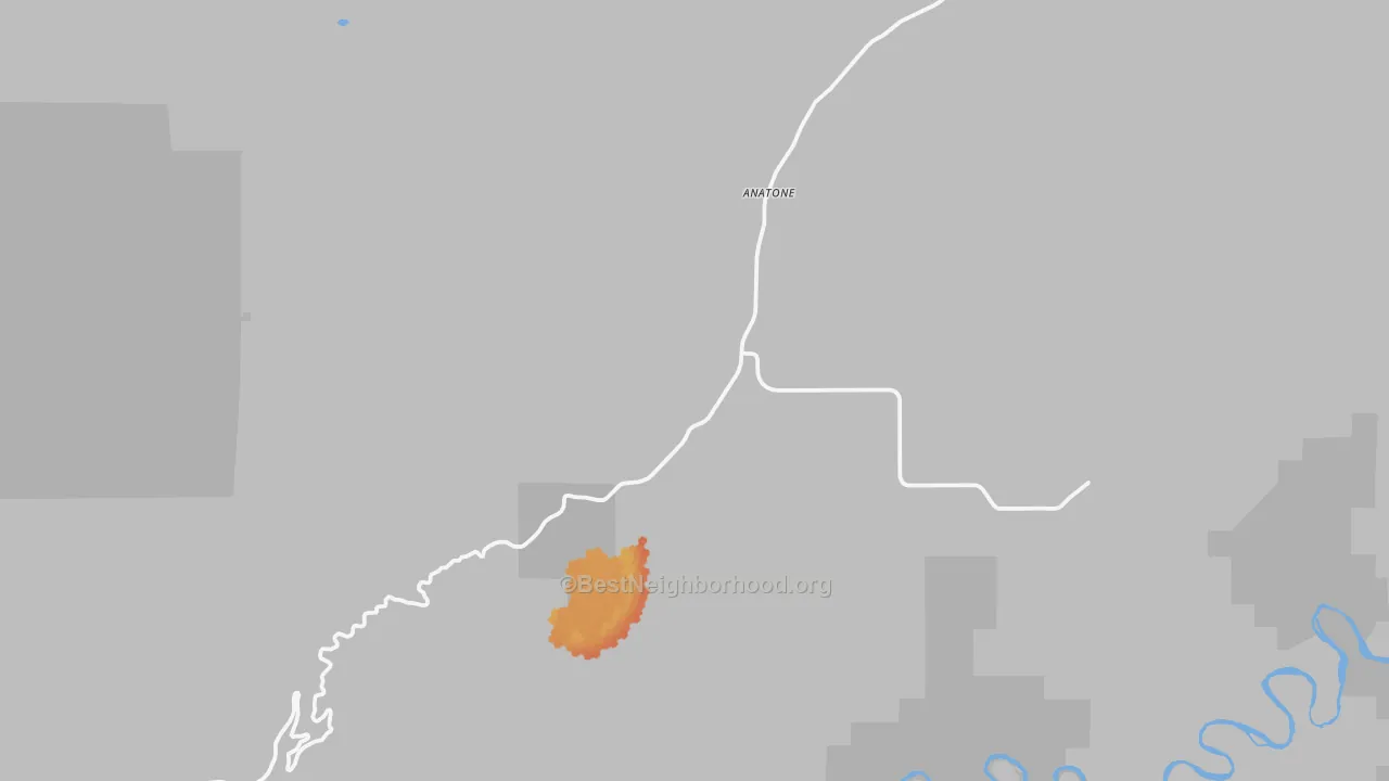 Bike Grade map of 99401, WA