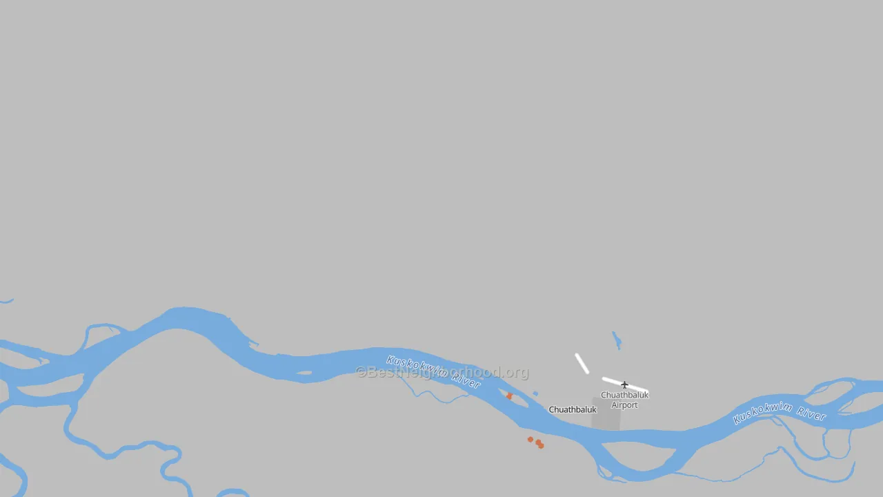 Bike Grade map of 99557, AK