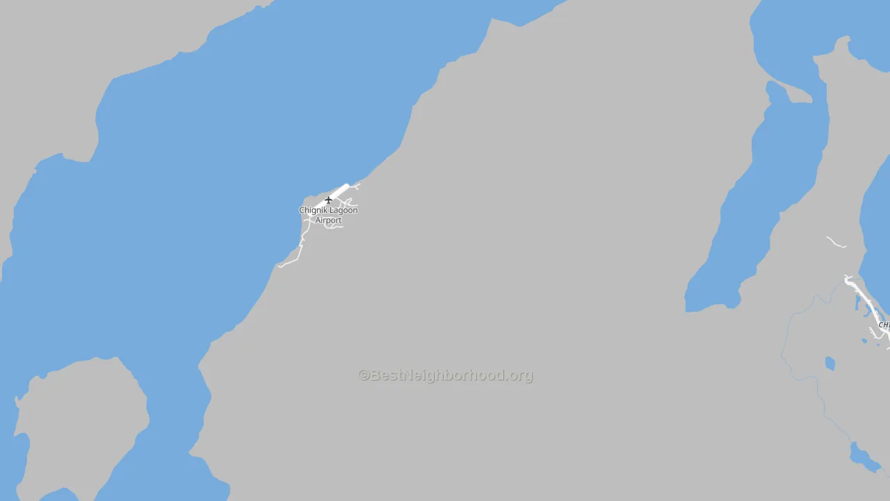 Bike Grade map of 99565, AK