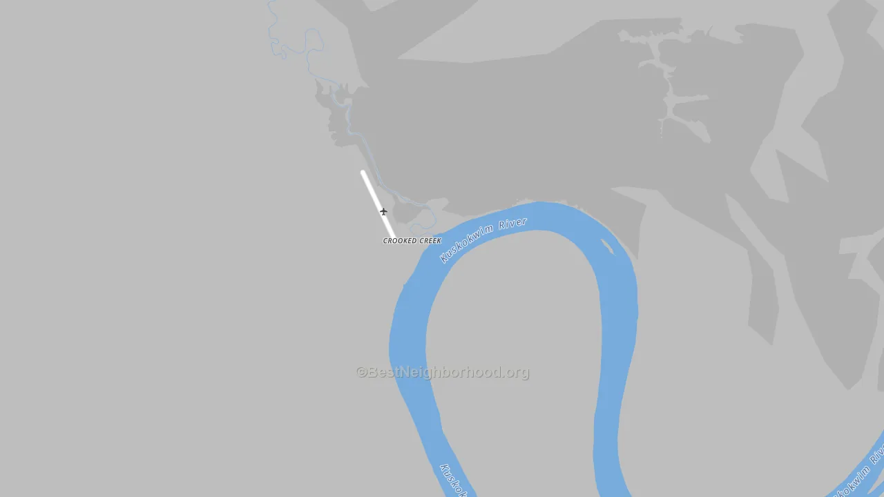 Bike Grade map of 99575, AK