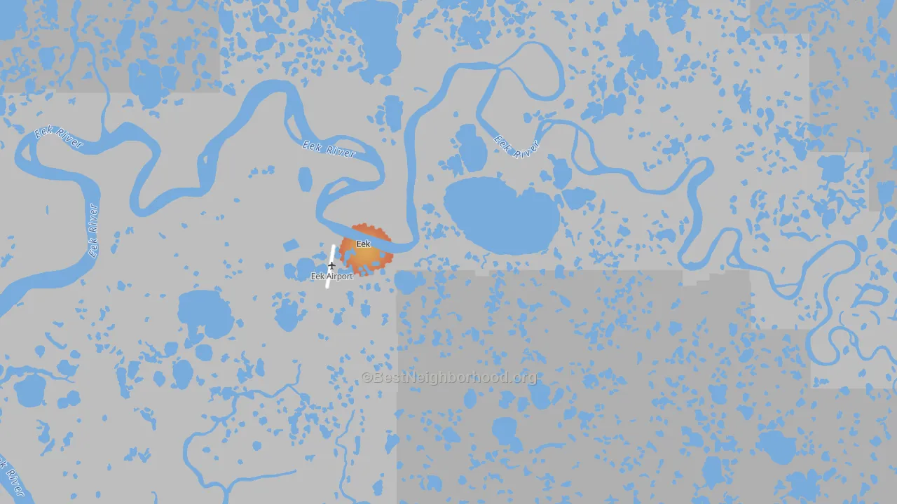 Bike Grade map of 99578, AK