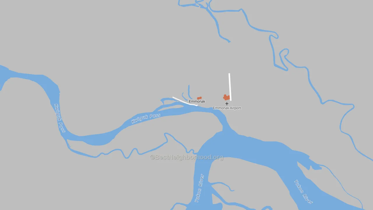 Bike Grade map of 99581, AK