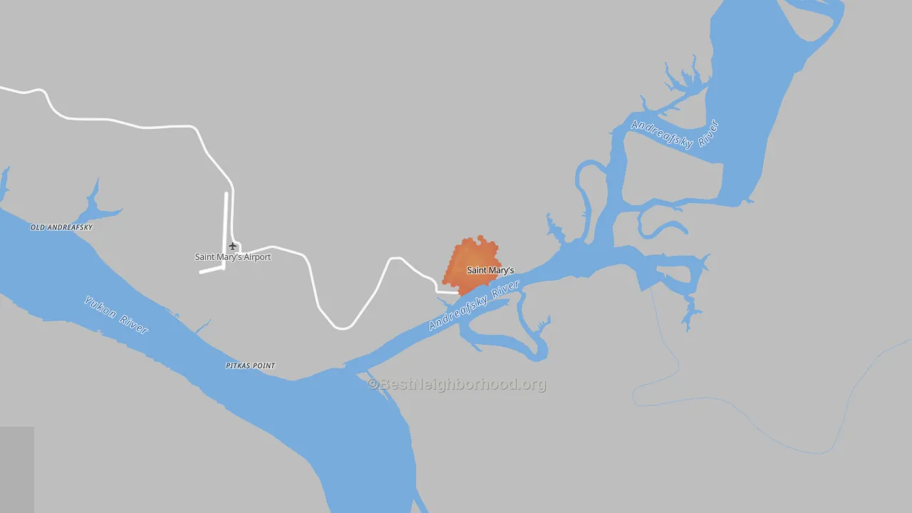 Bike Grade map of 99658, AK