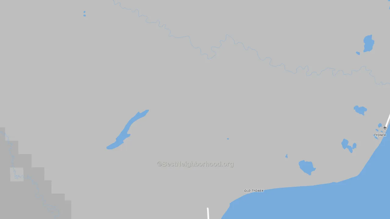 Bike Grade map of 99682, AK