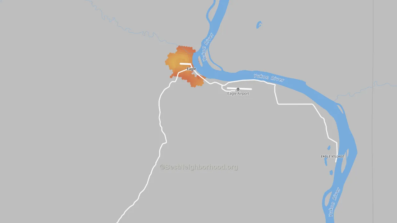 Bike Grade map of 99738, AK