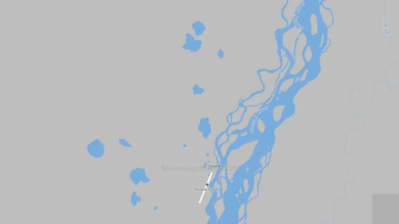 Bike Grade map of 99761, AK