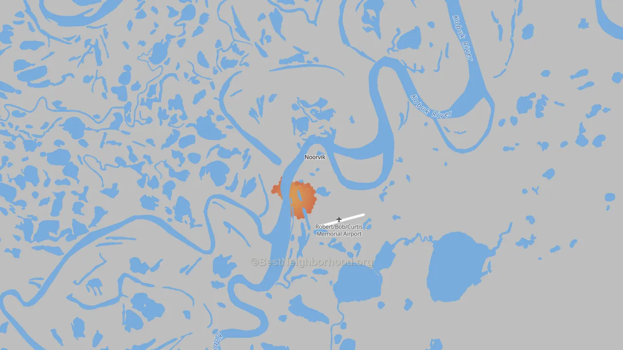 Bike Grade map of 99763, AK