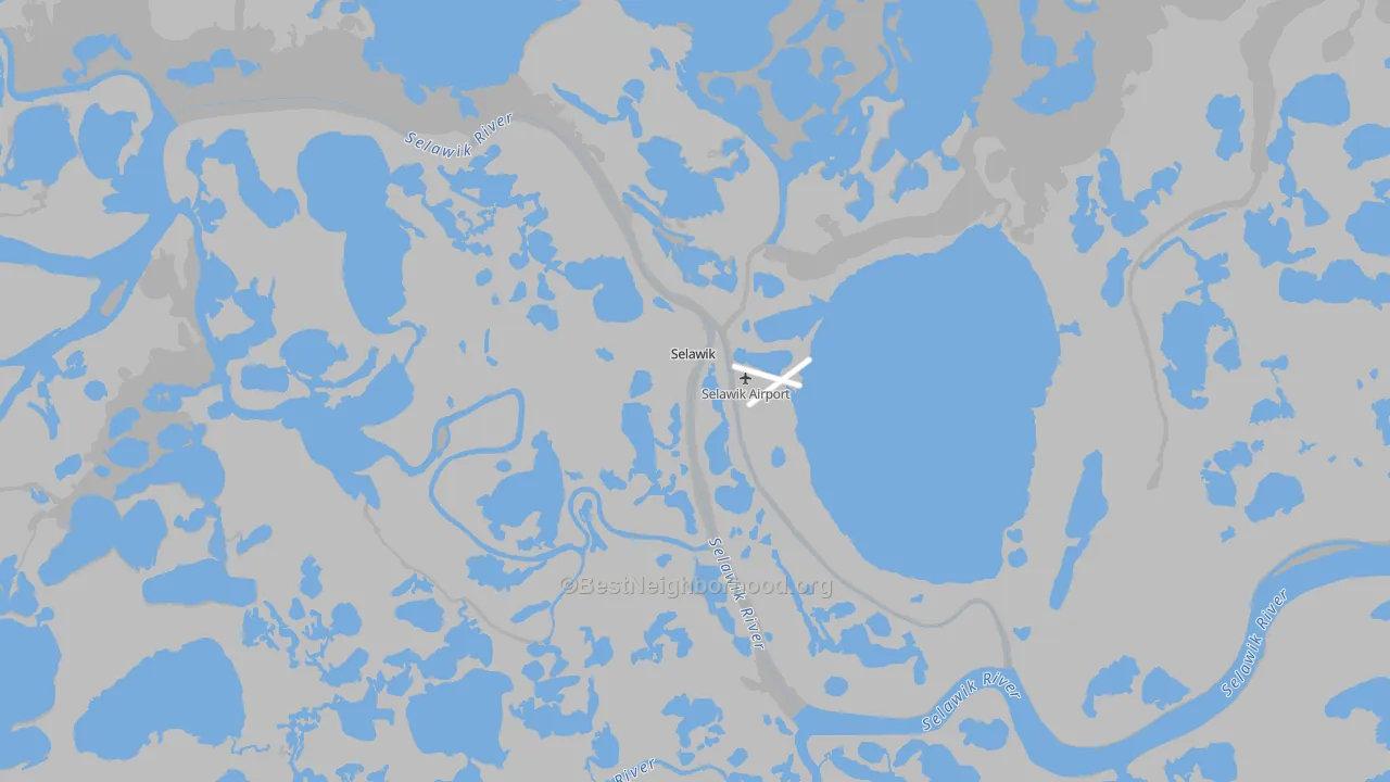 Bike Grade map of 99770, AK
