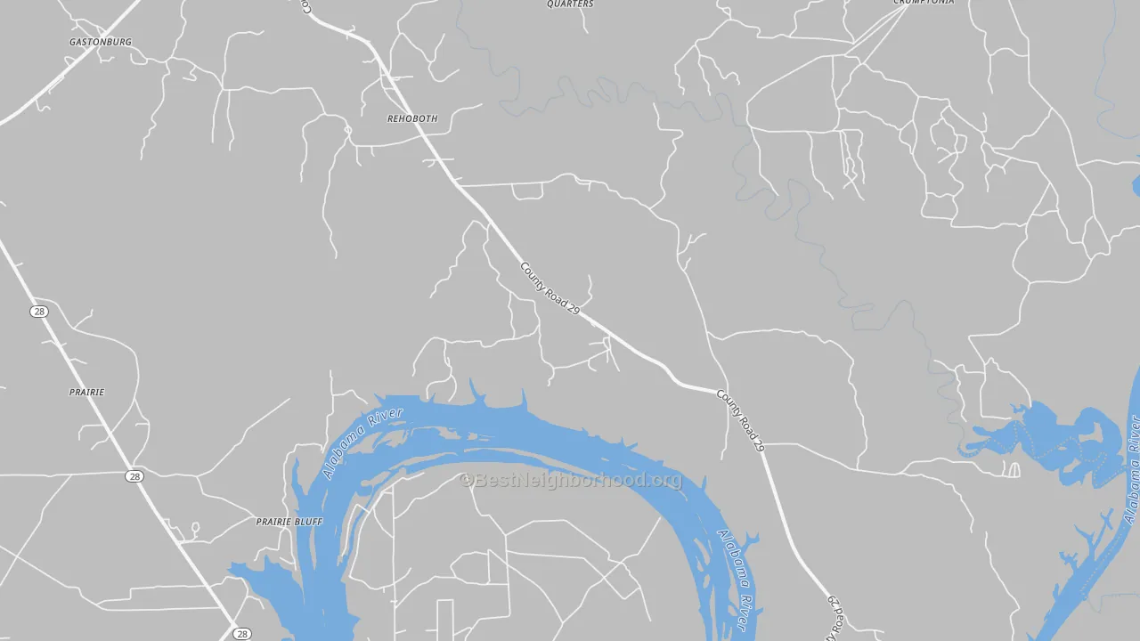 Bike Grade map of Alberta, AL