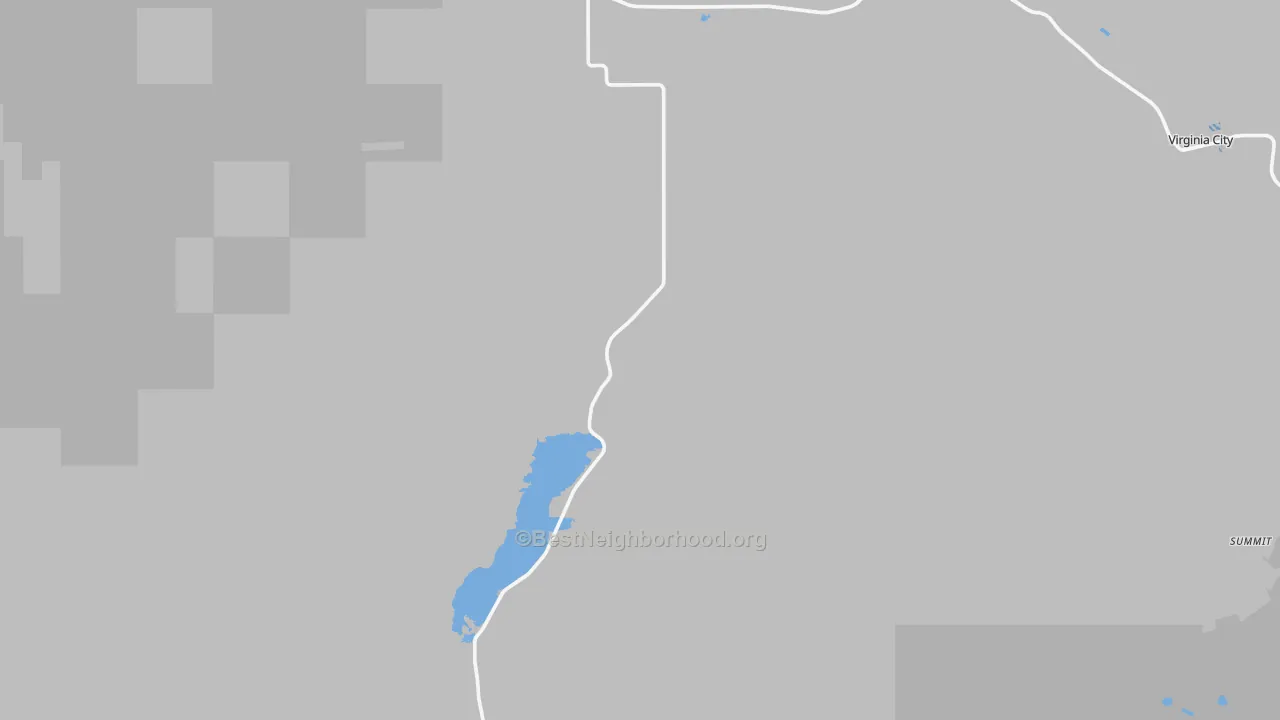 Bike Grade map of Alder, MT