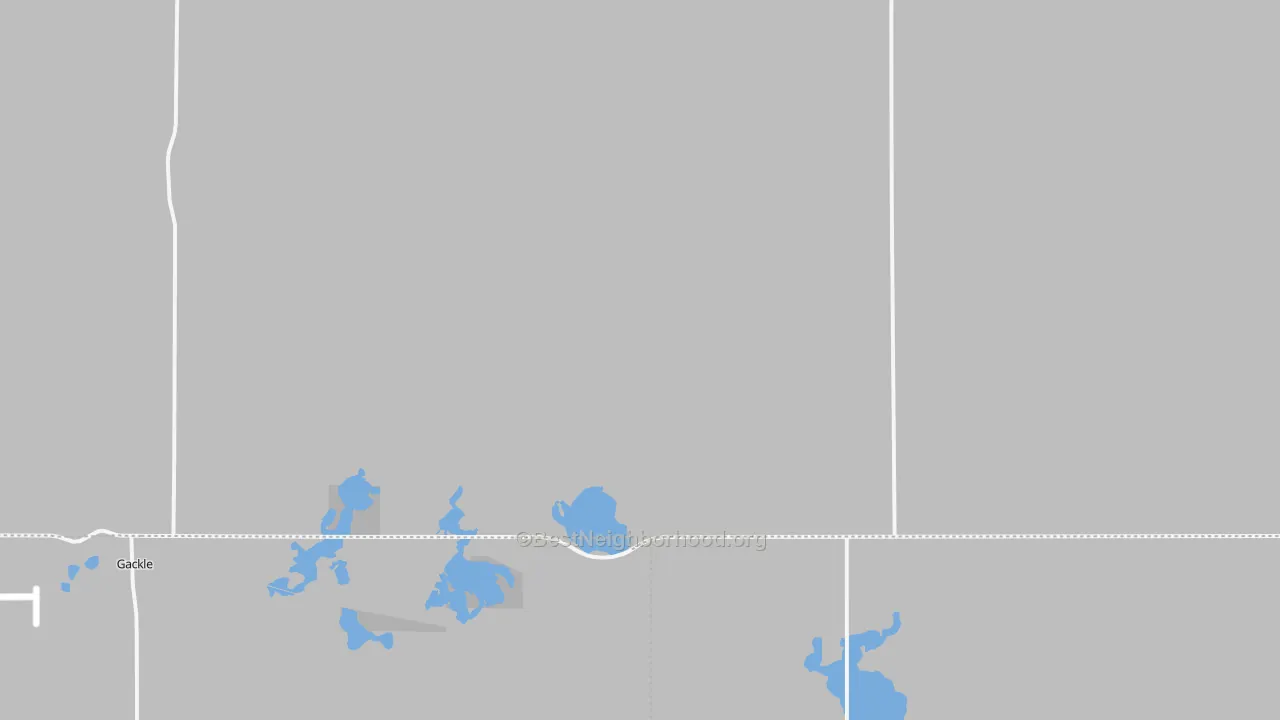 Bike Grade map of Alfred, ND