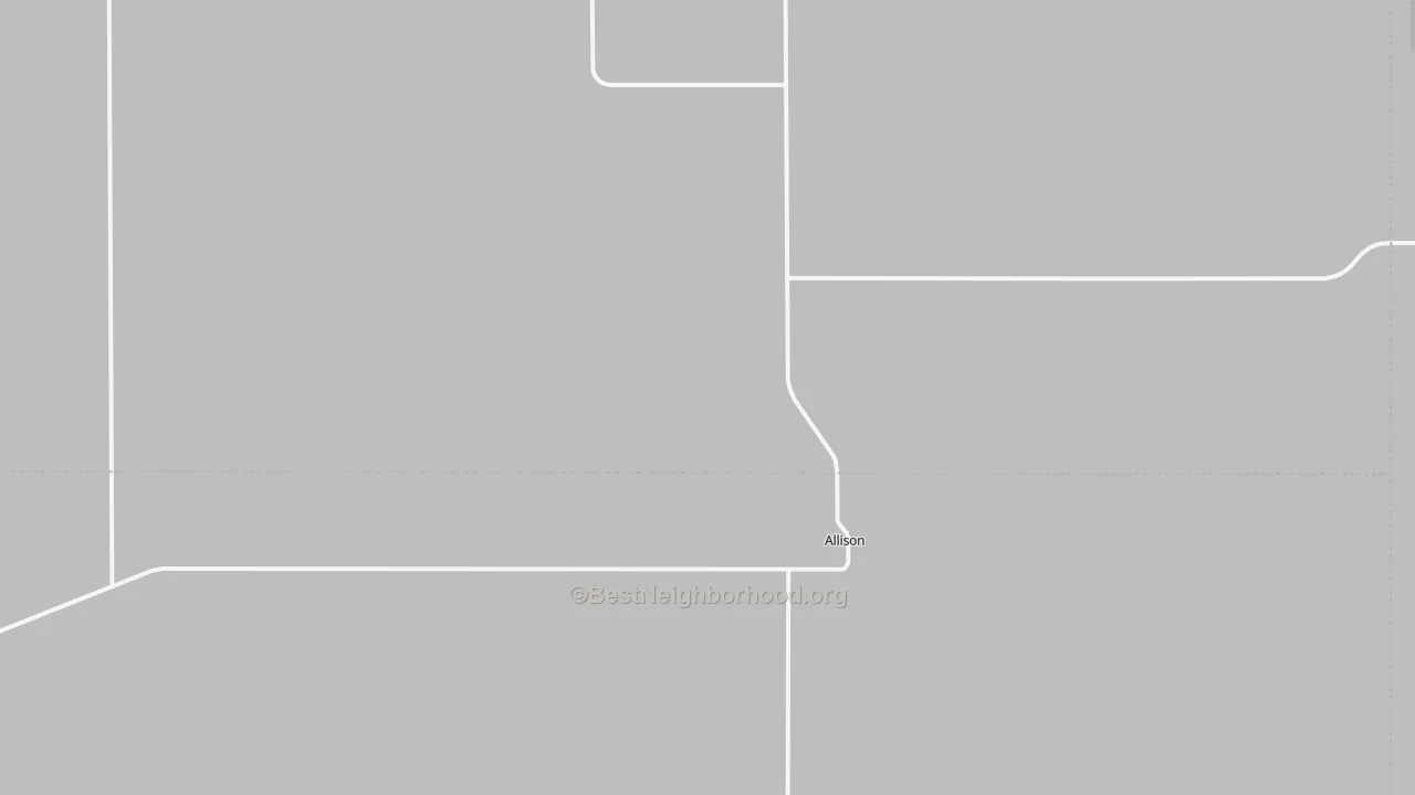 Bike Grade map of Allison, TX