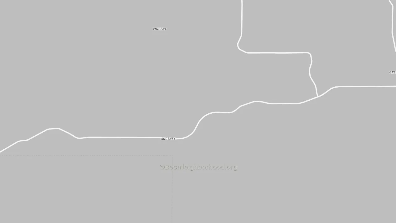 Bike Grade map of Anceney, MT