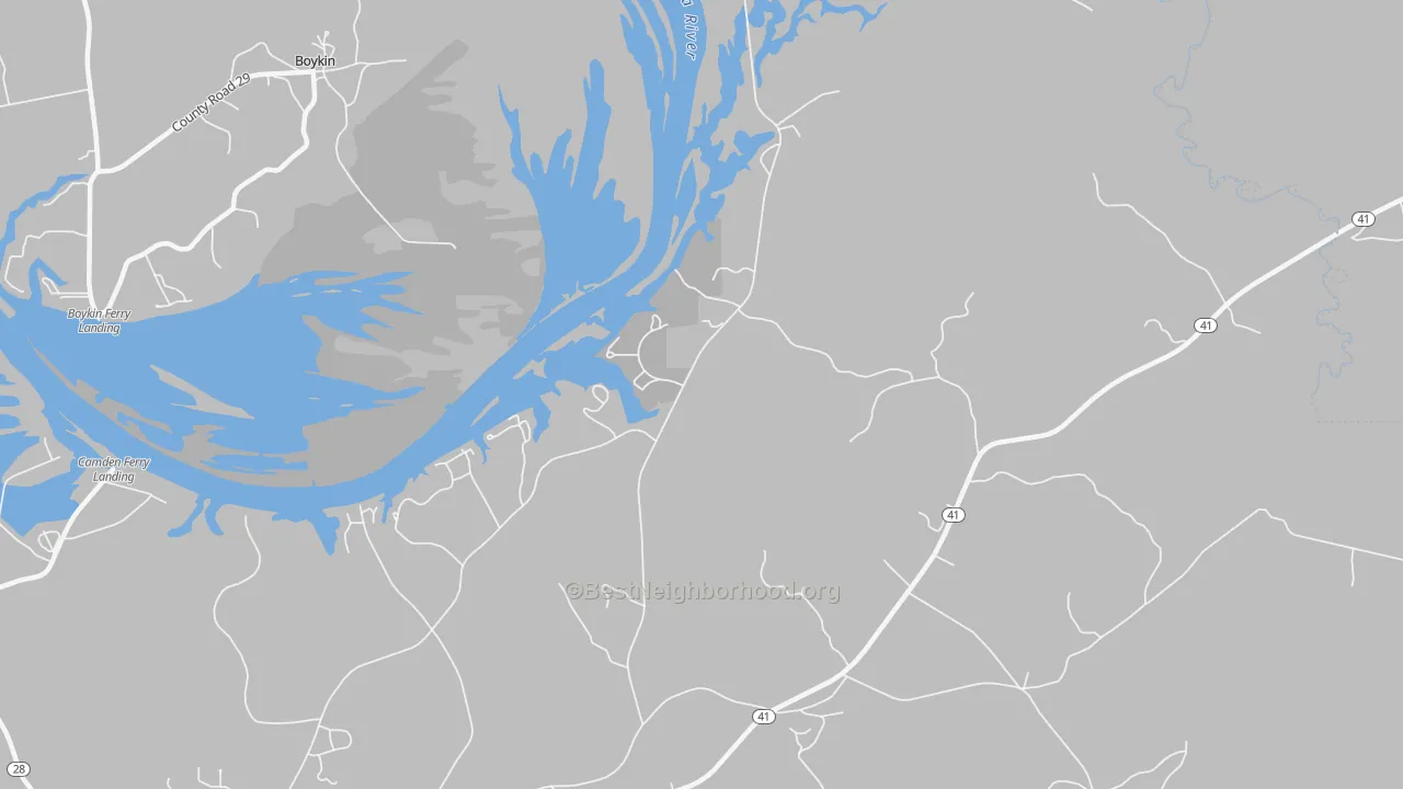 Bike Grade map of Annemanie, AL