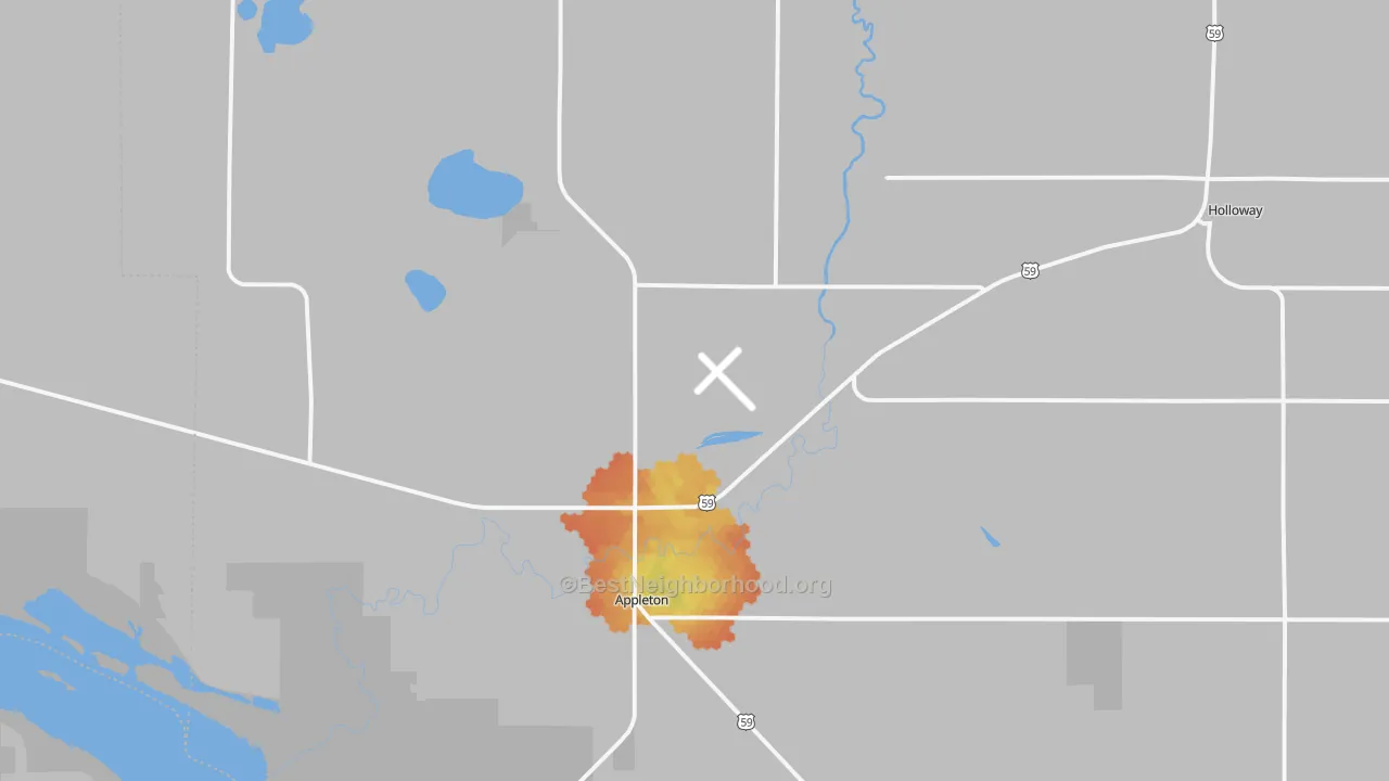Bike Grade map of Appleton, MN