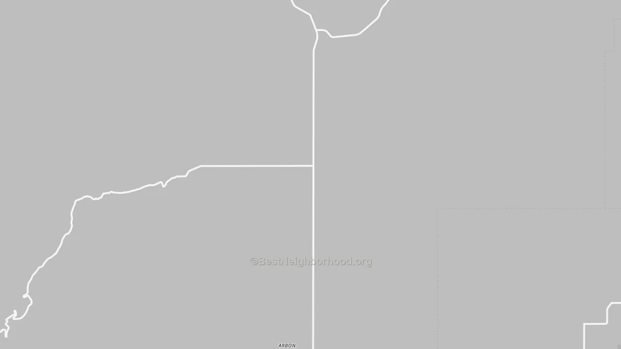 Bike Grade map of Arbon, ID