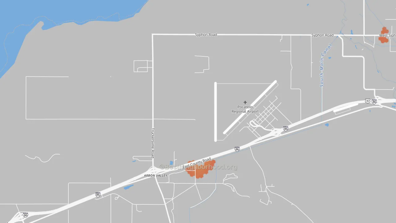 Bike Grade map of Arbon Valley, ID