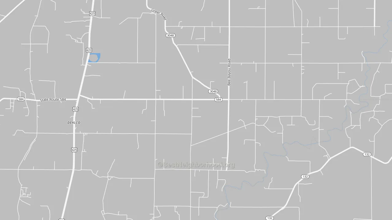 Bike Grade map of Archibald, LA