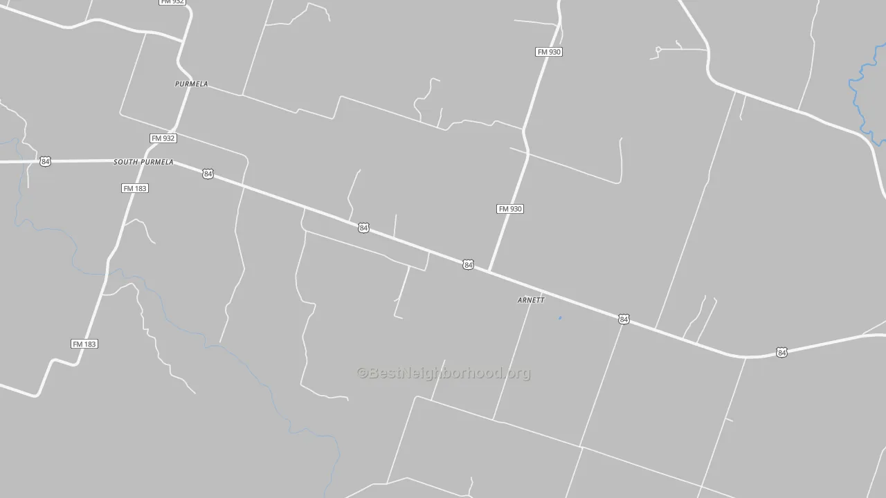 Bike Grade map of Arnett, TX